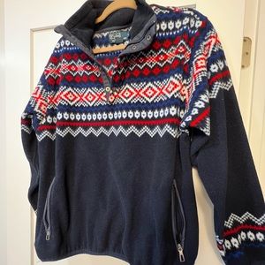 VINTAGE Ralph Lauren pullover fleece sweater - Large - GREAT CONDITION